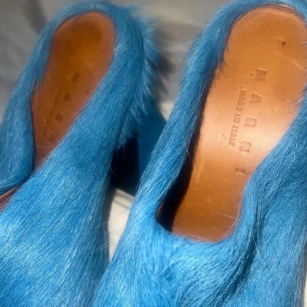 MARNI FUR HEELS
